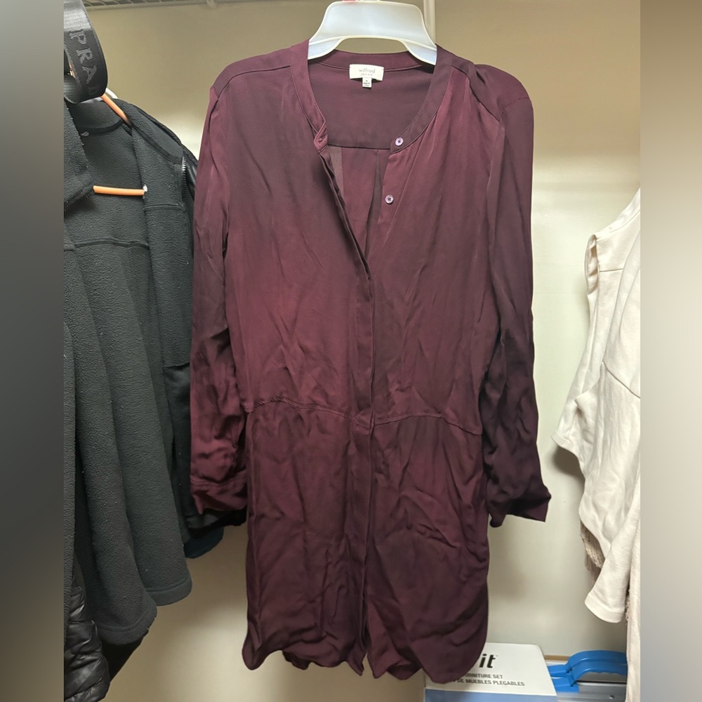 Aritzia Wilfred 100% Silk Dress
